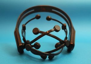 A photo of a neuro-headset created by Australian company Emotiv.