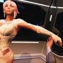 Screenshot of a sexbot from adult entertainment game