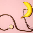 banana and stethoscope