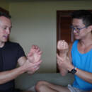 Davey Wavey chats with adult model Ray Dexter about a medical procedure to make his already large penis even bigger.