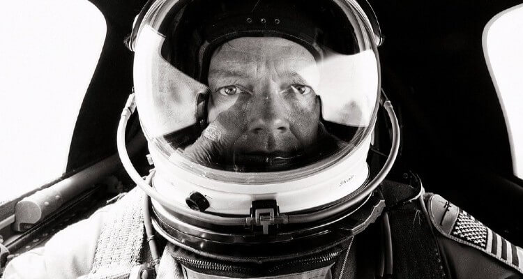 Screeshot of an astronaut in his space station